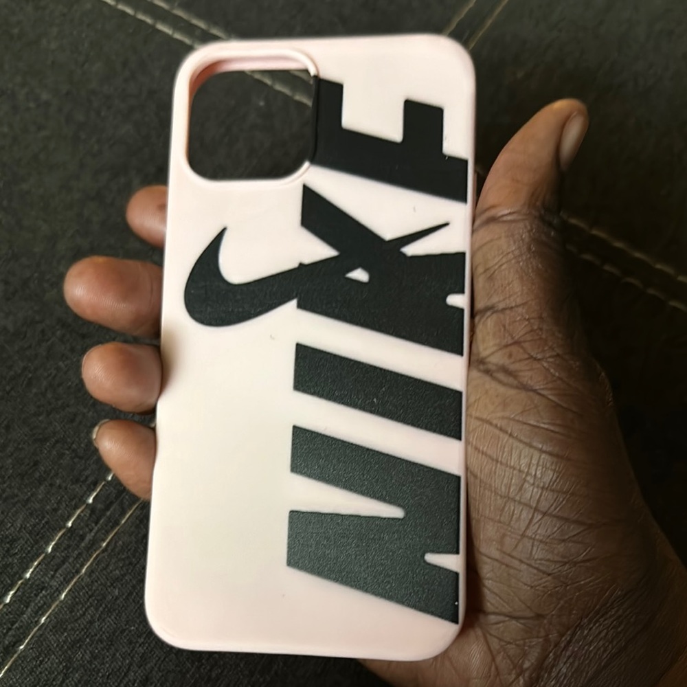 Nike Pink and Black iPhone Case Sleek Design